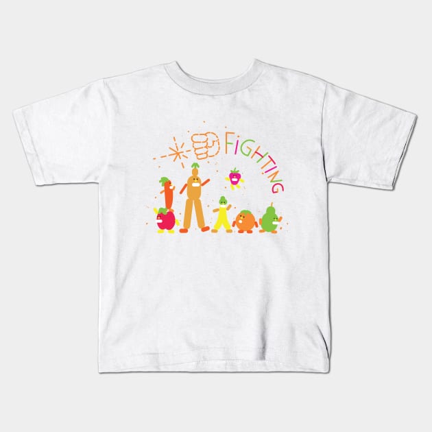 Fighting! Kids T-Shirt by Samefamilia